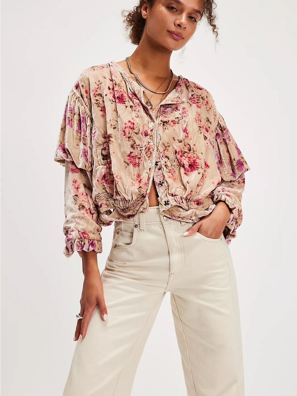 Magnolia Pearl Dessa Velvet Top Jacket